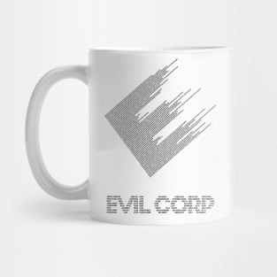 E corp (mr. Robot) Black Font Mug